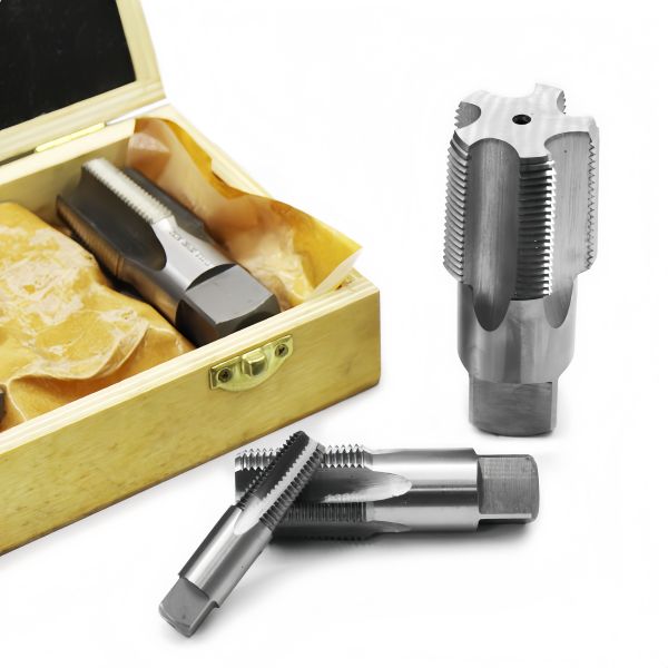 6-Piece NPT Pipe Tap Set (1/8 to 1) | HSS M2 & 4341 | Industrial Grade Threading Tools in Protective Aluminum Case