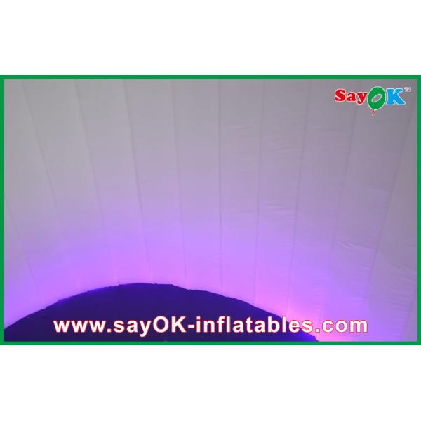 Inflatable Photo Booth Hire Large 4mL X 3mH Inflatable Spiral Wall , Strong Oxford Cloth LED Wall