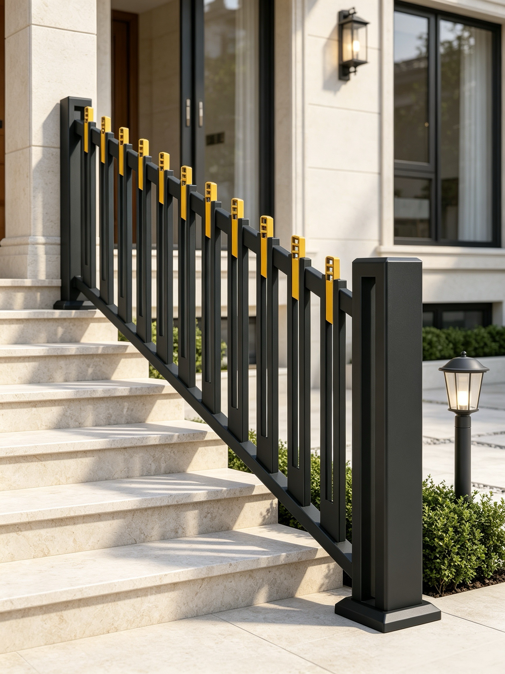 Custom Outdoor Anti-Rust Aluminum Fencing - Luxury Decorative Villa Railing for Garden Boundaries