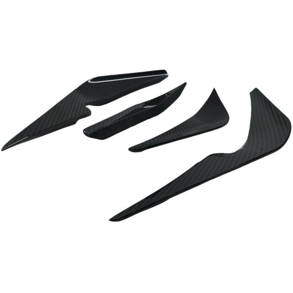 Replace and upgrade AMANS Style Dry Carbon Front Bumper Flaps Lotus Emira OEM Fit Aero Body Kit