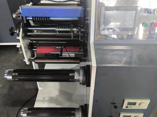 SR-350FZ Servo Motor Driven 200m/min Slitter Rewinder Machine Press & Cutting Plotter with Gear Pump Engine PLC Core Components