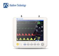 Trole médico do suporte de Vital Signs Patient Monitor With de 8 polegadas do hospital opcional