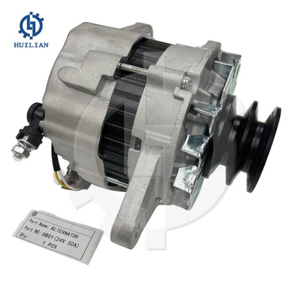 Экскаватор генератор Машины Ремонт двигатель Assy Части 4SD1 4BG1 24V 50A 60A 6BT5.9 6BG1 24V 50A Альтернаторная сборка