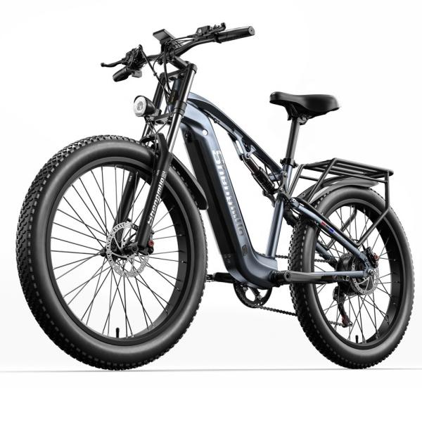 48V 500W Bafang Peak Electric Fat Tire Bike 1000W Full Suspension Mountain Ebike