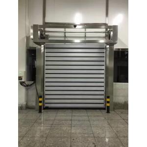 Stainless Steel High Speed Spiral Door anti breaking Smoothly With Motor