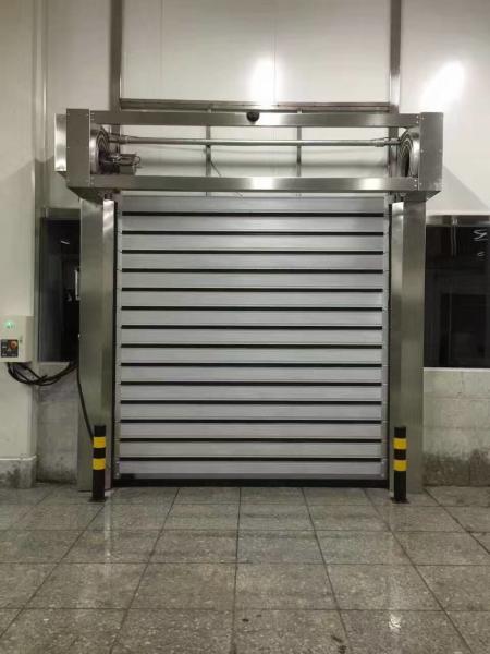 Anti quebra da porta espiral de alta velocidade de aço inoxidável lisamente com motor