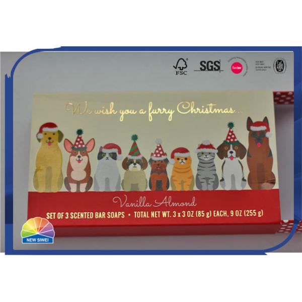 Коробки ящика штемпелевать золота бумажные для украшенный собираться подарка рождества