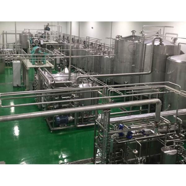 Línea de producción de jugo saborizado totalmente automática de 5000 B/H