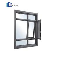Ventana de apertura interna de aleación de aluminio, ventana de aluminio de corte térmico personalizada