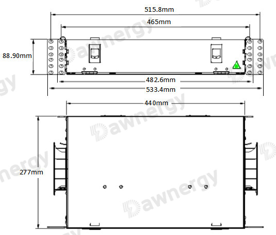 24/48/96 Количество волокон Кассета с пластиковыми волокнами с простыми портами