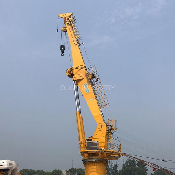 Аттестованный морской пехотинец крана заграждения ABS телескопичный подгонял гидравлический кран 1.5t 36.6m