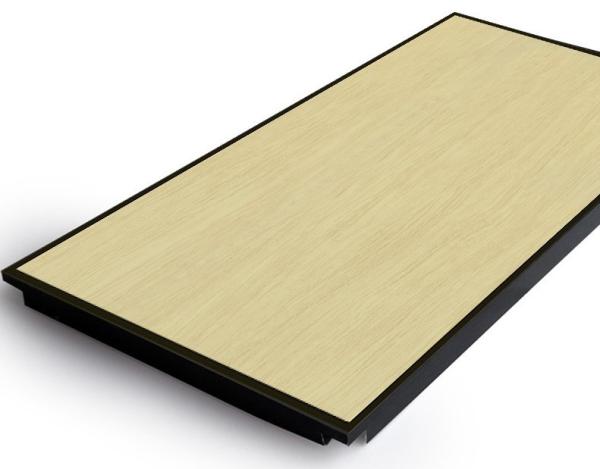 Planches de plafond en PVC perforé ignifuge Plaques de plafond en plastique en alu pour salle de bain