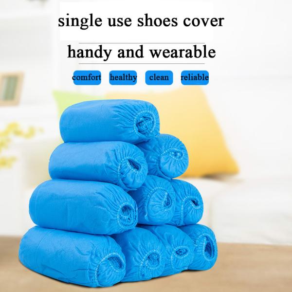 Ткань Нонвовен цвета крышки ботинок анти- выскальзывания устранимая голубая розовая для подгонянного размера клиники больницы