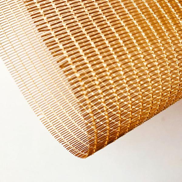 Security Weatherproof Laminated Glass Metal Fabric 0.15mm-0.3mm Thickness