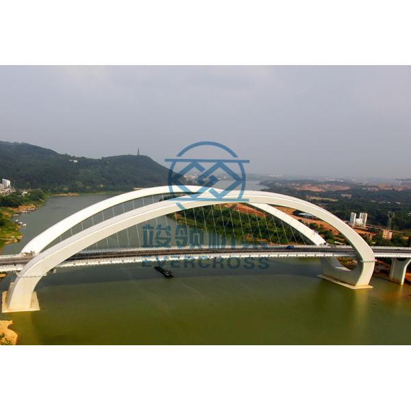 Simple Structure Prefabricated Arched Pedestrian Bridge Upper Bearing Type