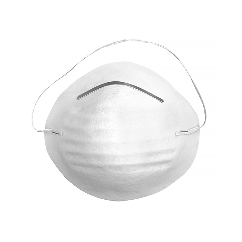Hubei Haixin Disposable Blue Cup Shape Dust Mask Wholesale Household PPE White Earloop Tie-on Factory Direct Sales