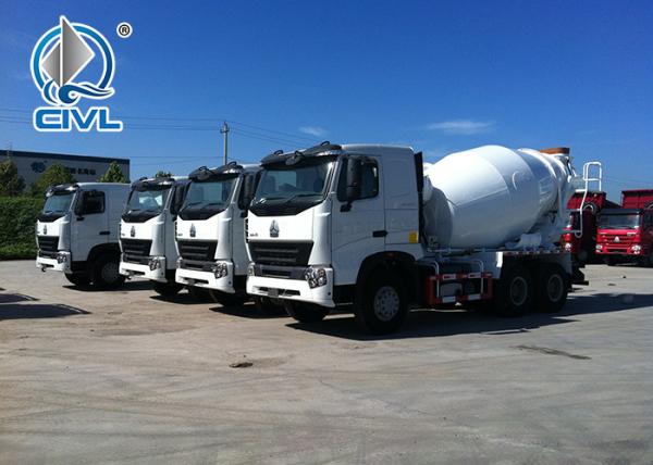 Sinotruk Howo7 10CBM Trailer Mounted Concrete Mixer Truck RHD 6X4 Concrete Mixer Pump Truck