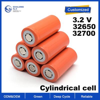 Pilha cilíndrica 32700 da bateria de lítio 3.2V do ODM LiFePO4 do OEM 3.7V 6000mah 32650 blocos da bateria de lítio das células de bateria