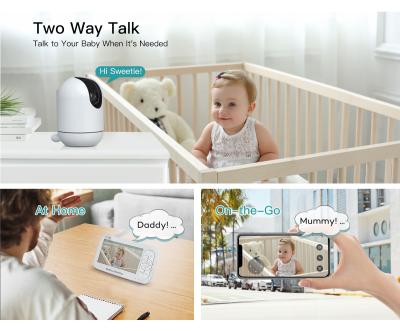 Lcd Home Security Wireless Baby Monitor Auto Tracking 2.4Ghz Baby Monitor Wifi