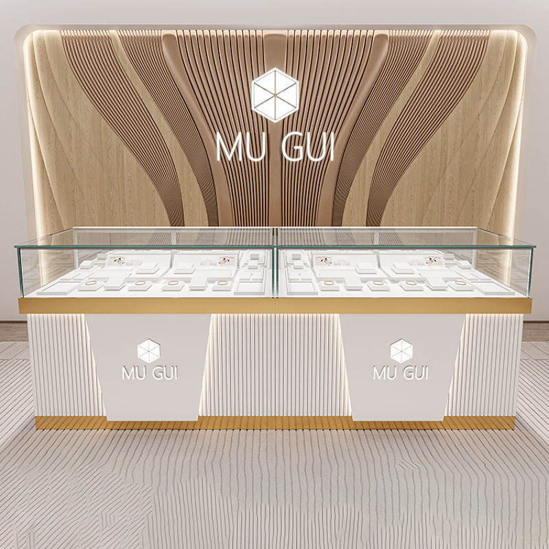 Modern Luxury Jewelry Display Cases: Stylish Glass Display Cases Designed Specifically for High-end Jewelry Retailers