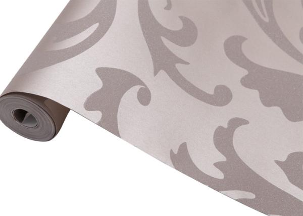 Elegant Non - woven Modern Removable Wallpaper  / Leaf Pattern Wallpaper