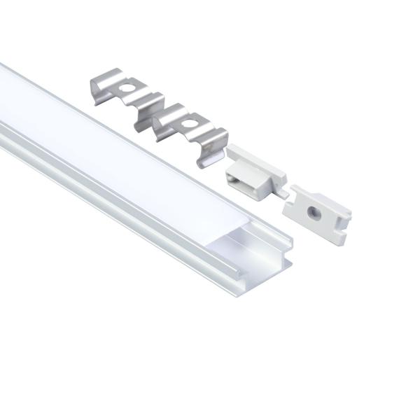Cabinet Led Strip Aluminium Extrusion Waterproof Anodized Or Powder Coated
