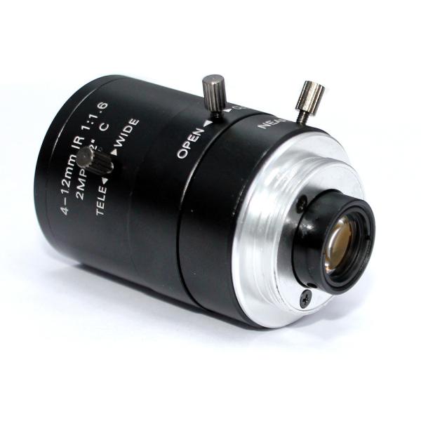 Vari Focal Manual Iris IR C Mount 4-12mm Machine Vision Camera Lenses