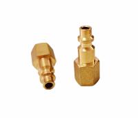 Conector de bronze da tomada masculina do NPT dos encaixes 1/4 da ferramenta de ar