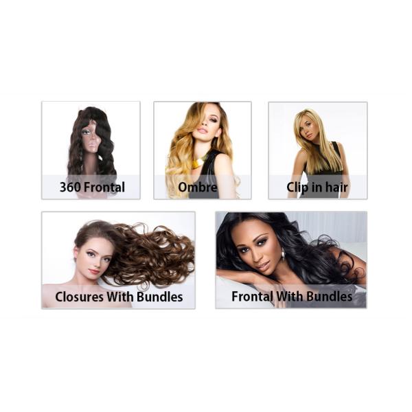 Small Body Wave 7A Grade Virgin Human Hair Bundles Natural Black , Soft