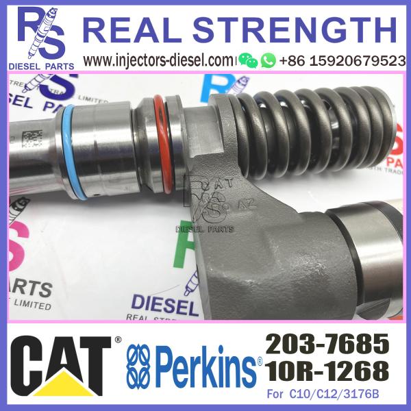 Diesel Engine Fuel Injector Excavator Accessories Diesel Motor Parts 2037685 203-7685 for Caterpillar CAT 16H C-10 C-12