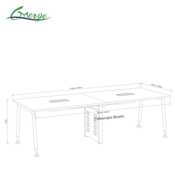 Customizable and Modern Office Conference Table for a Professional and Productive Work Environment