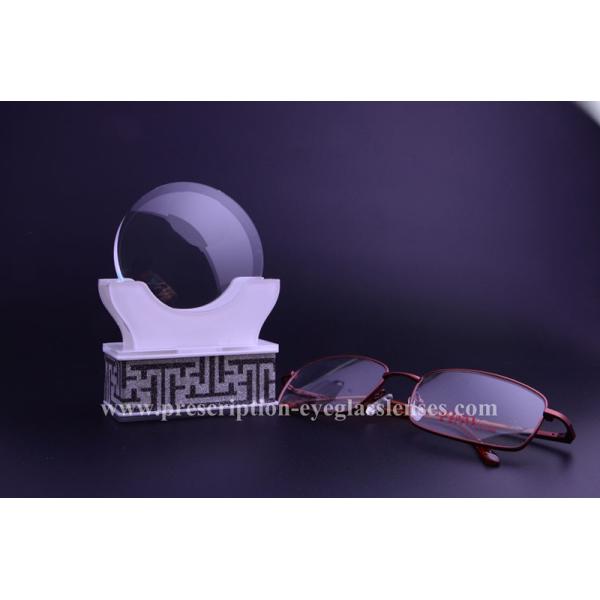 Clear CR39 1.499 Round Top Eyeglasses Lenses , Uncoated Optical New Prescription