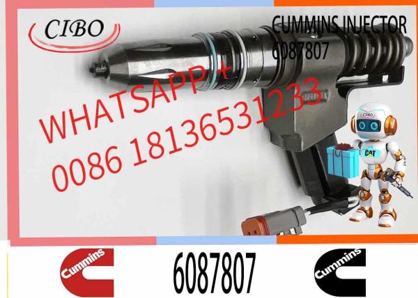 Refabricado Melhor preço Injetor de combustível comum ferroviário 4384360 6087807