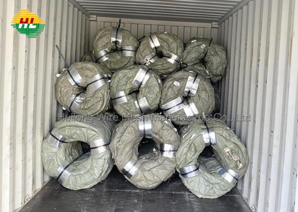 Stainless Steel Concertina Razor Wire Fence , BTO Razor Blade Wire Fence for Defending