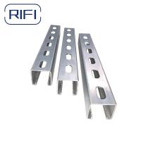 Aço galvanizado espessura 2 mm 41x41 canal de ranhuras 10 Ft Ss canal de unistrut