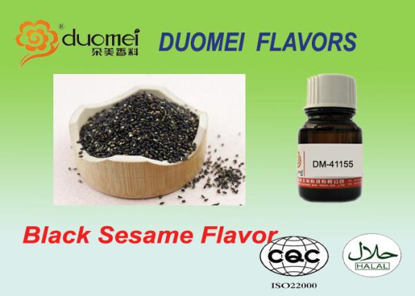 Thick Fragrant Black Sesame Bakery Cake Flavors Glyceryl Triacetate Carrier
