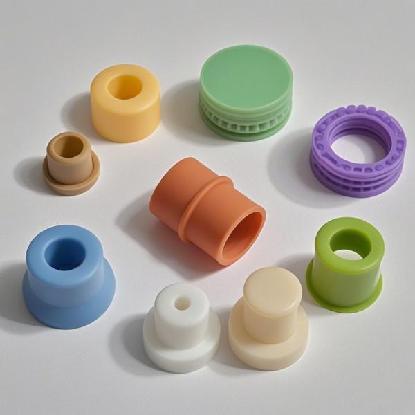 NBR EPDM SBR NR Custom Molded Silicone Parts 20-90 Shore A Silicone Injection Molding
