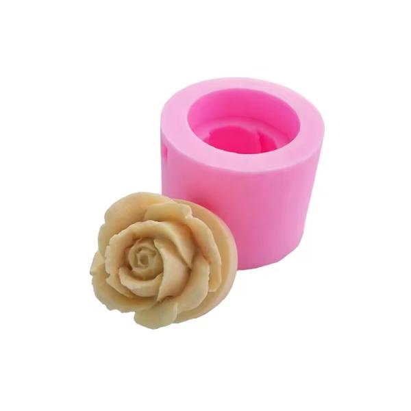 Home Decoration Silicone Molds 3D Rose Flower Soap Mold