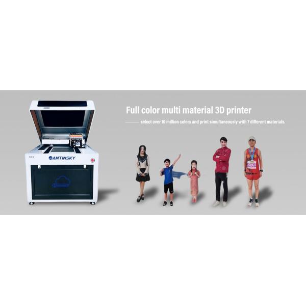 Antinsky J4540 Plus Full Color Multi Material 3d Printer Low Temperature Inks Full Color Printing 3D Inkjet Printers