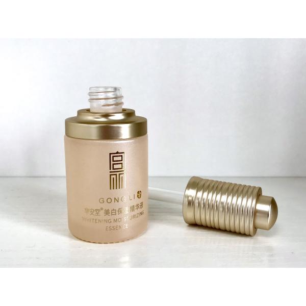 Child Resistant 30ml Glass Rotate Dropper Bottle for Eye Cream Luxury Essence Bottle