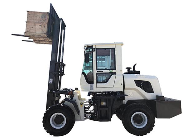 Off Road Forklift 4x4 4WD Model ET50 High Duarability 5ton Rough Terrain Forklift Truck