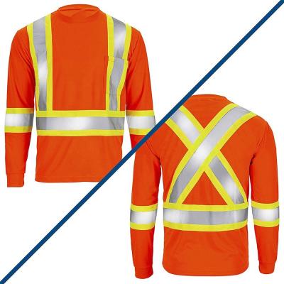 Camisas de segurança refletoras secas rapidamente