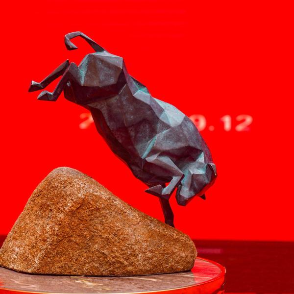 Decoration Garden Art Bronze Antique Bull Sculpture