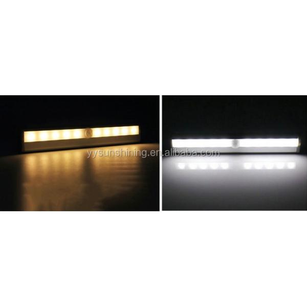 Modern Crystal Shade LED PIR Motion Sensor Light for Portable Closet and Furniture