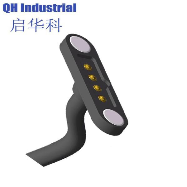 4Pin Peru Electronic Products Connector 4Pin spring loaded pin Magnetic Connector Magnetic spring loaded pin Connector
