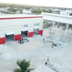 Edificio de almacén prefabricado galvanizado en caliente