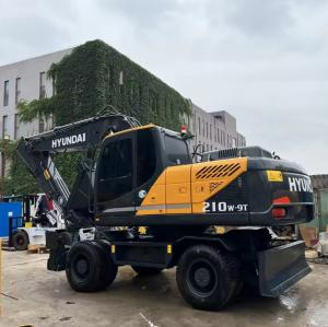 Fuel Efficient Used Wheel Excavator Large Hyundai 210 Digger