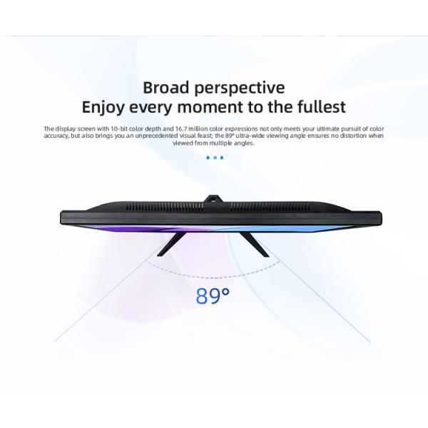 Factory 4K 75'' Big Size LCD Monitor  with IPS Panel 1-Year Warranty and Text Animation Function for Surveillance Anti-explosion