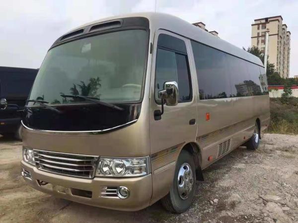 19 Seats Original Japan Toyota Coaster Bus , Coaster Mini Bus 3RZ Engine