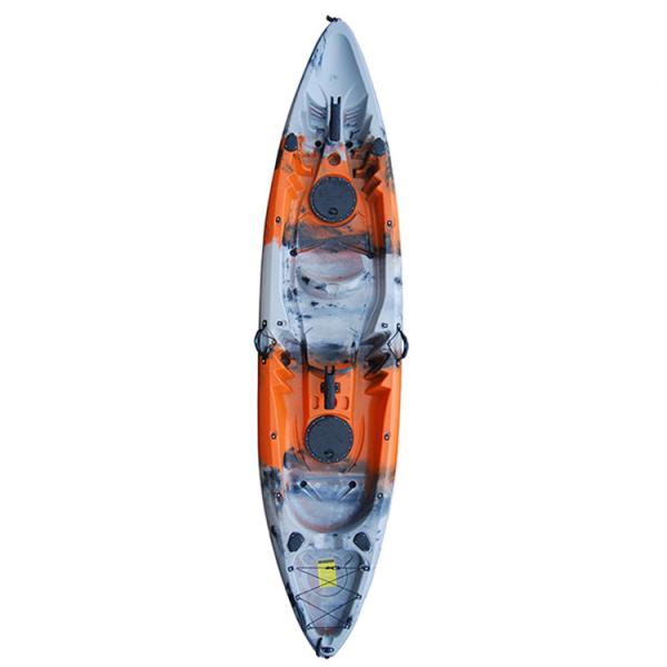 Elkton Outdoors Tandem Fishing Kayak Two Person Double Touring 3.7m*0.86m